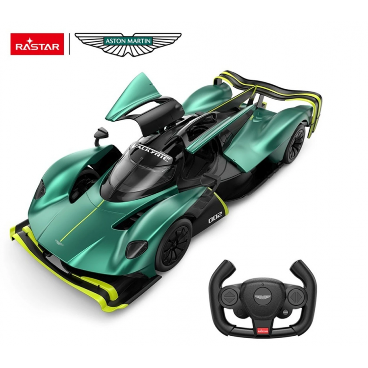 R/C formula Aston Martin Valkyrie Rastar 1:14 - tmavozelená